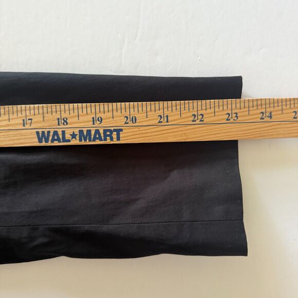 VTG Talbots Black Stretch Blazer Button Front Lined Cotton Blend Classic Fit 12 - Picture 7 of 7